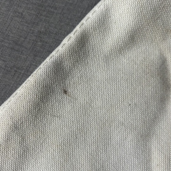 L.L.Bean Subaru Boat and Tote Bag Natural Navy Canvas Made in USA Heavy Duty - Picture 2 of 10